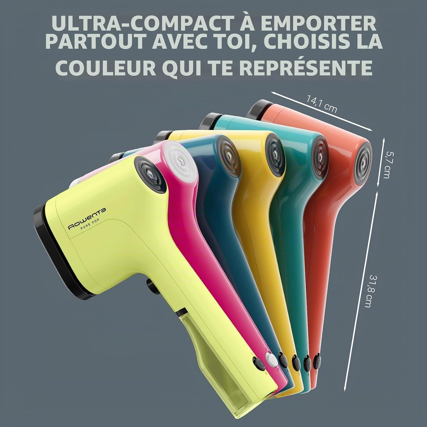 Défroisseur vapeur de voyage 1300W - Vert - 39% de remise
