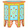 Table d'appoint en bois de manguier peint à la main - 40% de remise