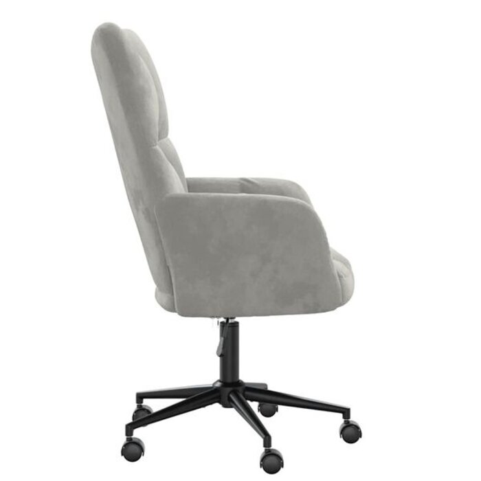 Vidaxl Fauteuil relax en velours gris clair - 36% de remise