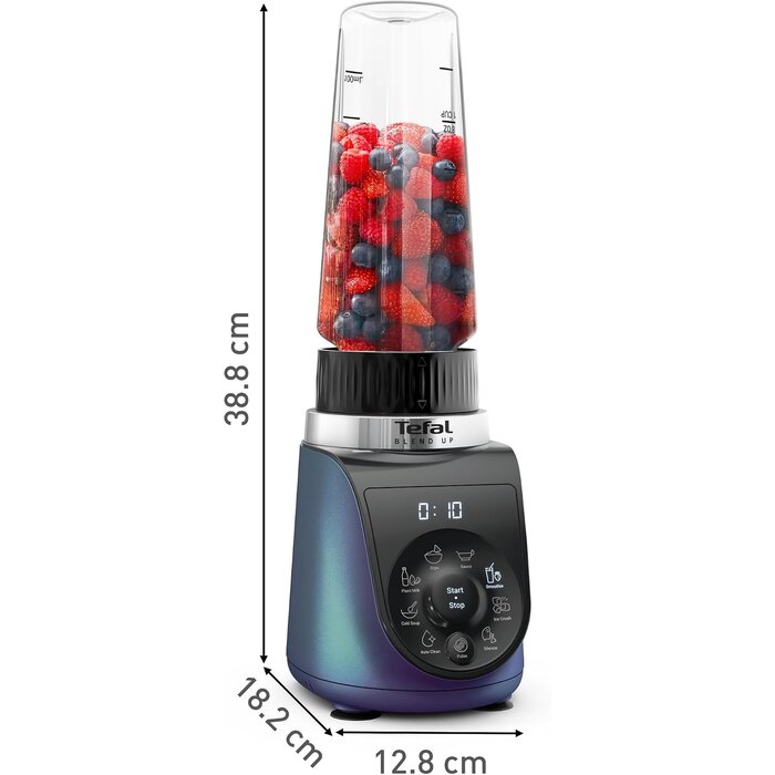 Mini blender 1000W 700ml - Bleu boréal - 40% de remise