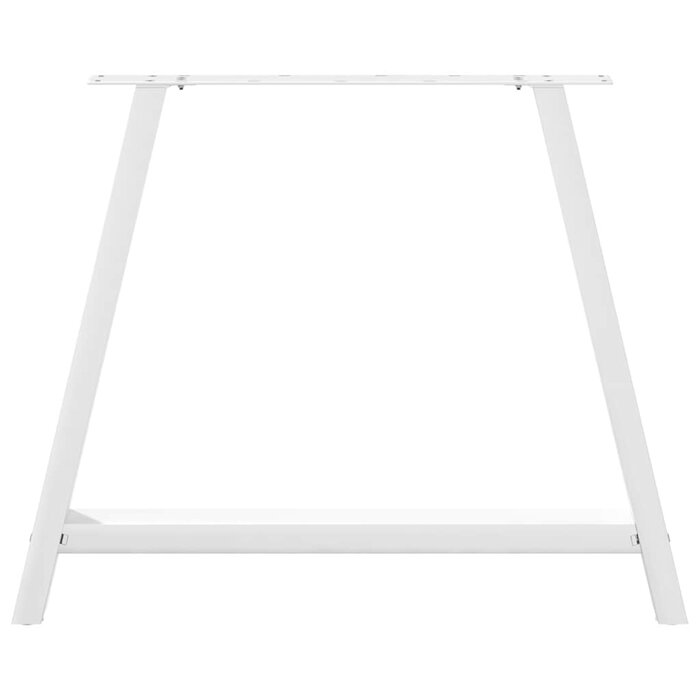 Vidaxl Pieds de table en A - Acier blanc - 100 cm - 40% de remise