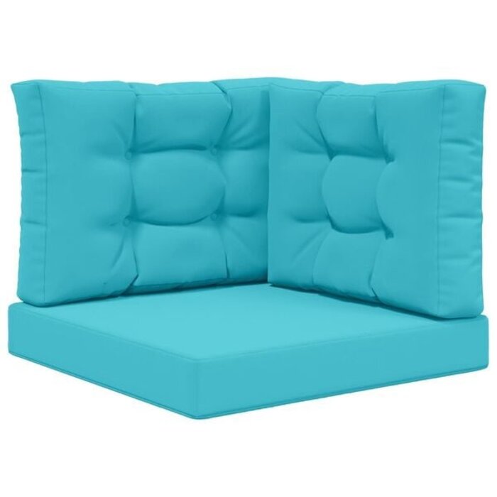 Vidaxl Coussin de banc d'extérieur turquoise 60x60cm - 39% de remise