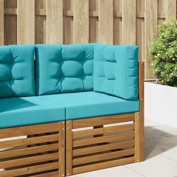 Vidaxl Coussin de banc d'extérieur turquoise 60x60cm - 39% de remise