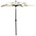 Parasol 3 niveaux 2x2 m sable - Mât alu - 41% de remise