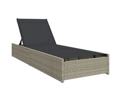 Vidaxl Bain de soleil en polyrotin beige - 41% de remise