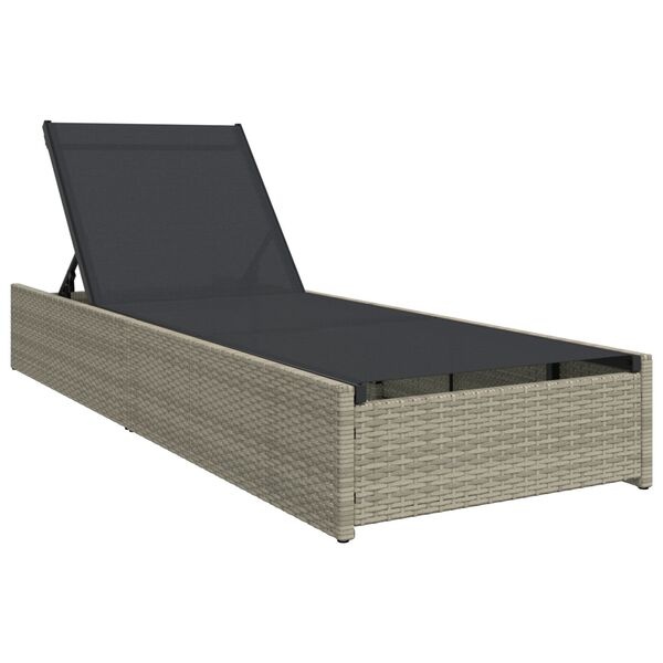Vidaxl Bain de soleil en polyrotin beige - 41% de remise