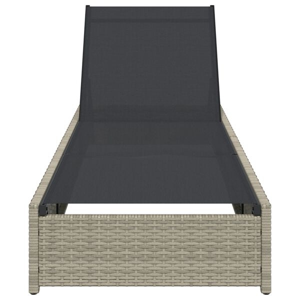 Vidaxl Bain de soleil en polyrotin beige - 41% de remise