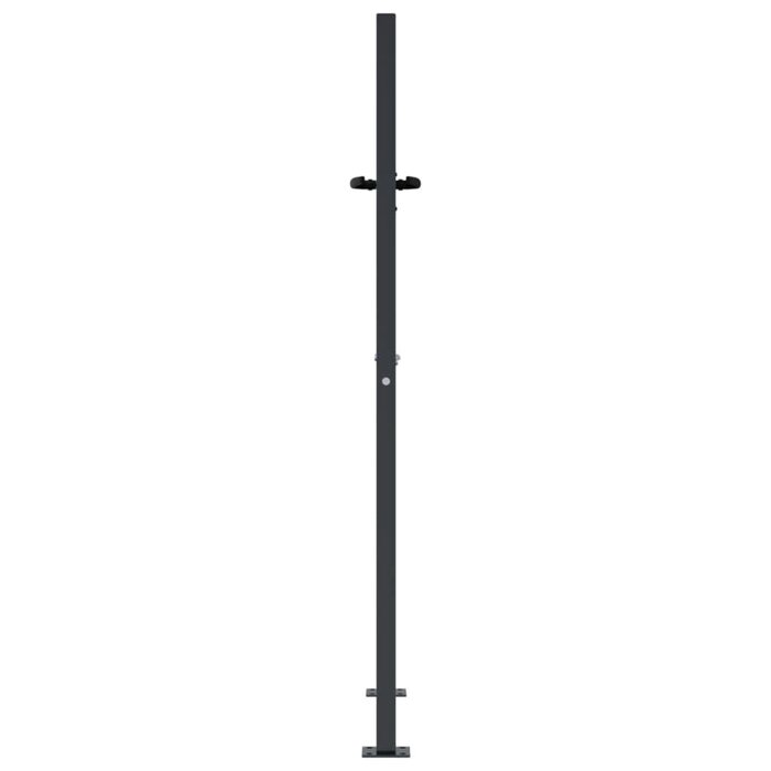 Vidaxl Portillon de jardin acier anthracite 105x130 cm - 41% de remise