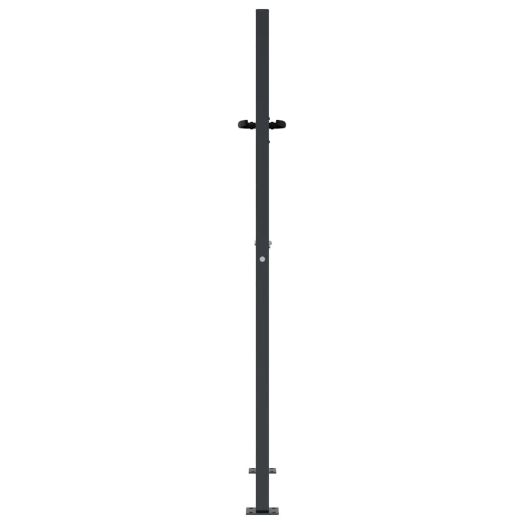 Vidaxl Portillon de jardin acier anthracite 105x130 cm - 41% de remise