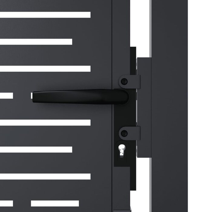 Vidaxl Portillon de jardin acier anthracite 105x130 cm - 41% de remise