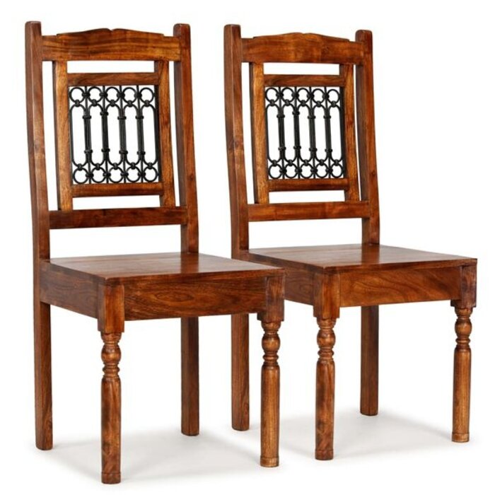Vidaxl Lot de 2 chaises acacia miel - 41% de remise