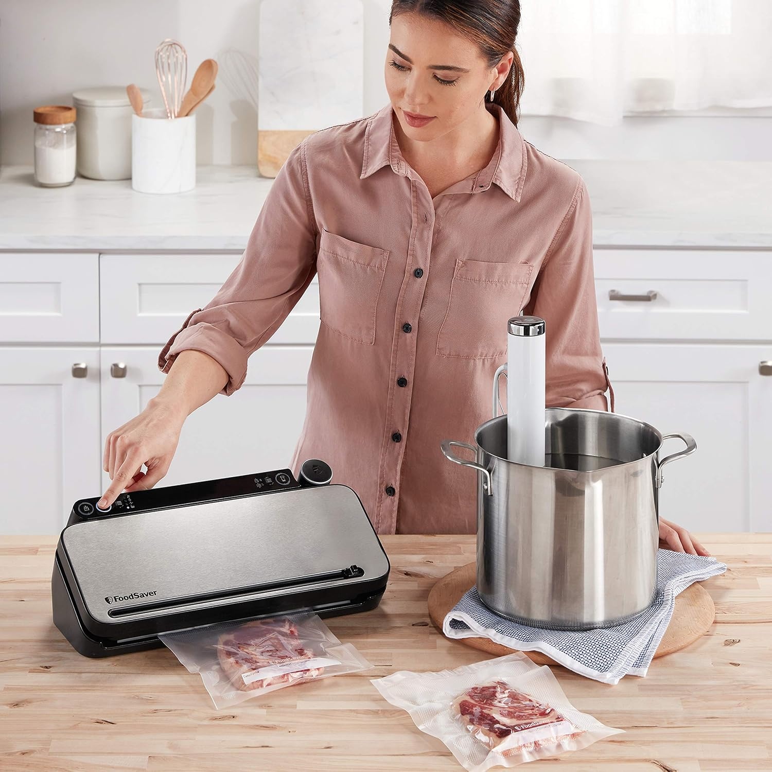 Machine sous vide acier inoxydable - 41% de remise - Déballé / Bon état
