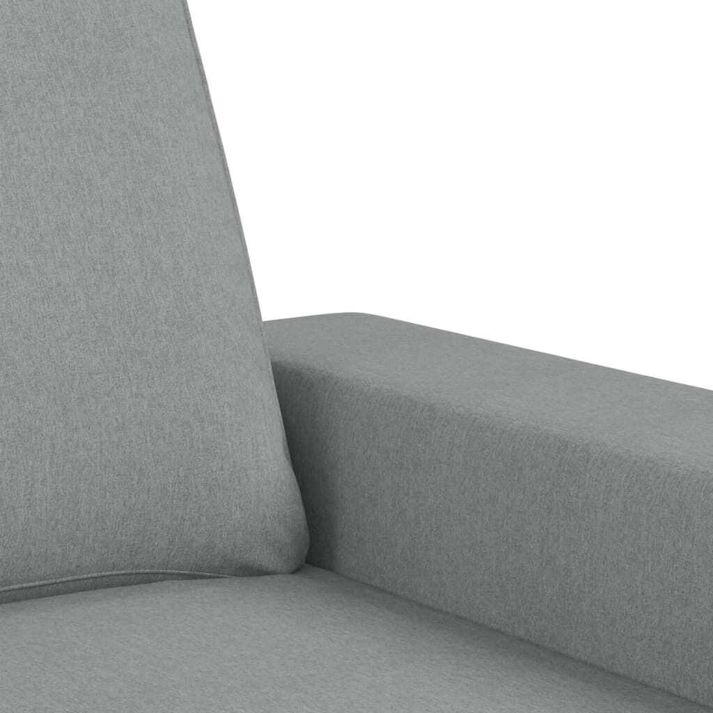 Vidaxl Canapé 2 places 140 cm gris clair - 41% de remise