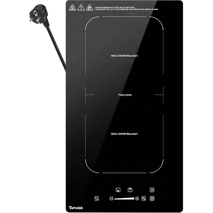 Plaque induction 30 cm 2 zones FlexZone 3500W - 41% de remise