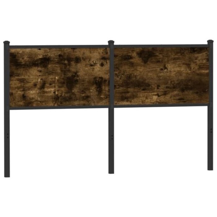 Vidaxl Tête de lit 140 cm bois et chêne fumé - 39% de remise