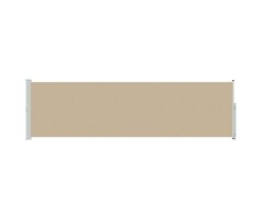 Vidaxl Store latéral rétractable 160 x 500 cm - Beige - 40% de remise