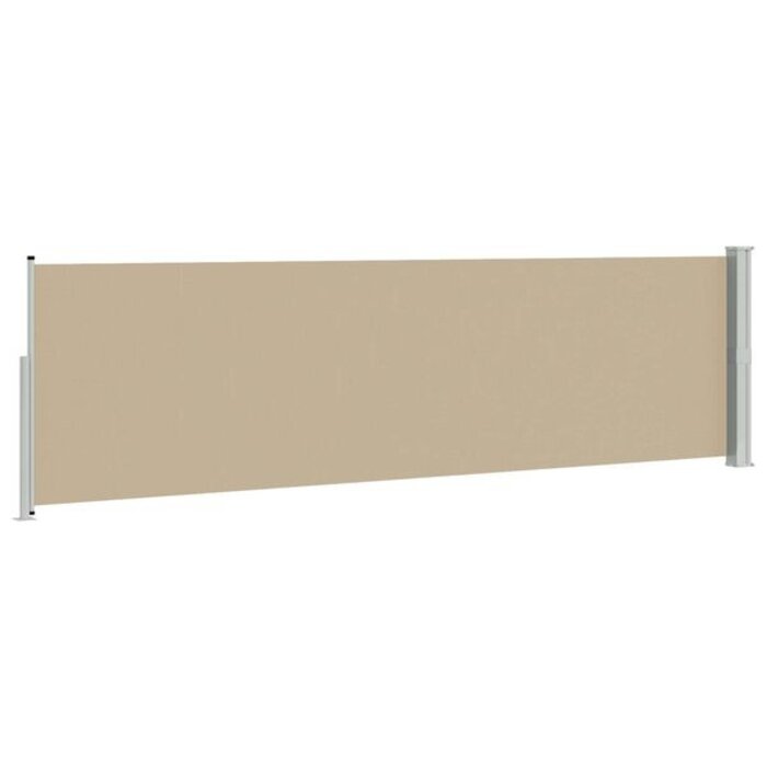 Vidaxl Store latéral rétractable 160 x 500 cm - Beige - 40% de remise
