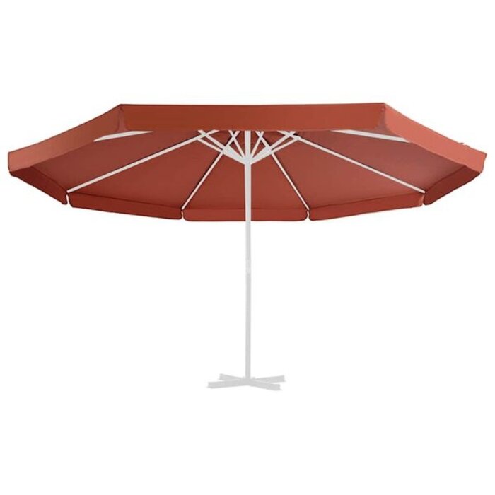 Vidaxl Toile de remplacement pour parasol 515 cm terracotta - 40% de remise
