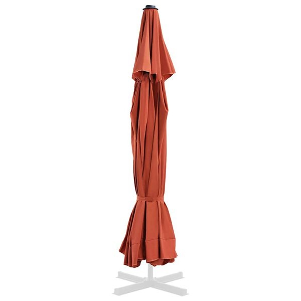 Vidaxl Toile de remplacement pour parasol 515 cm terracotta - 40% de remise