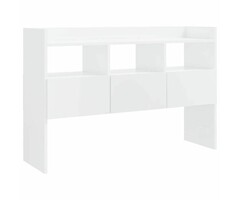Vidaxl Buffet Moderne Blanc Brillant 105cm - 36% de remise