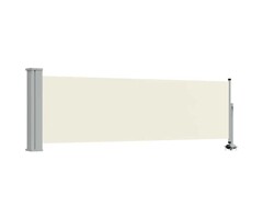 Vidaxl Store latéral rétractable 80x300cm crème - 40% de remise