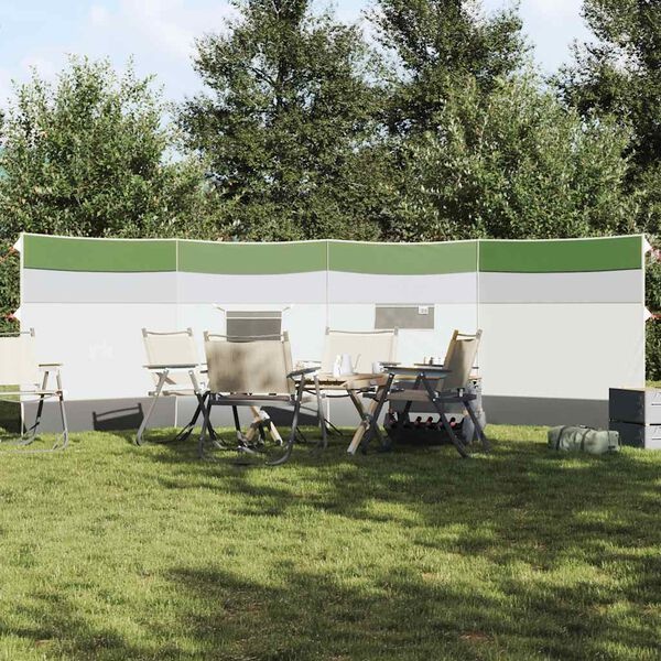 Vidaxl Paravent de camping 510x153 cm, vert - 39% de remise