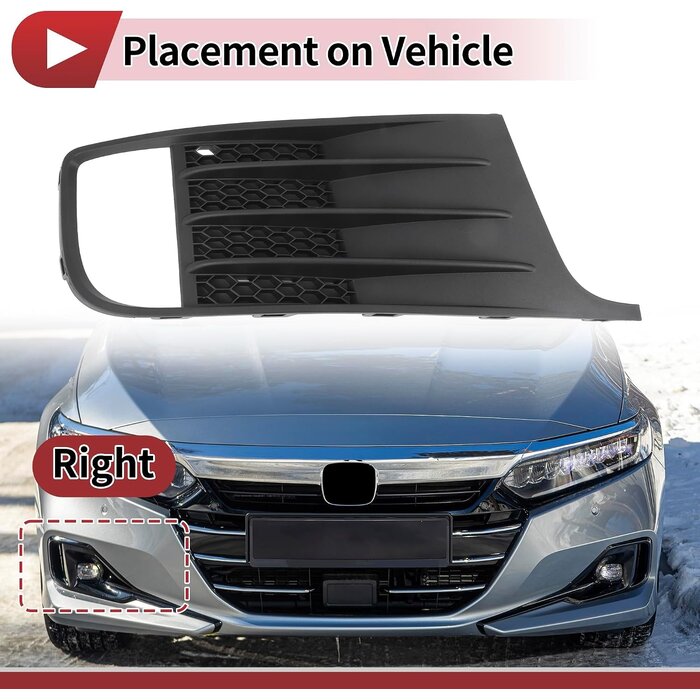 Heroffix Grille de pare-chocs avant droite pour VW Jetta MK6 GLI 2012-2014 - 40% de remise