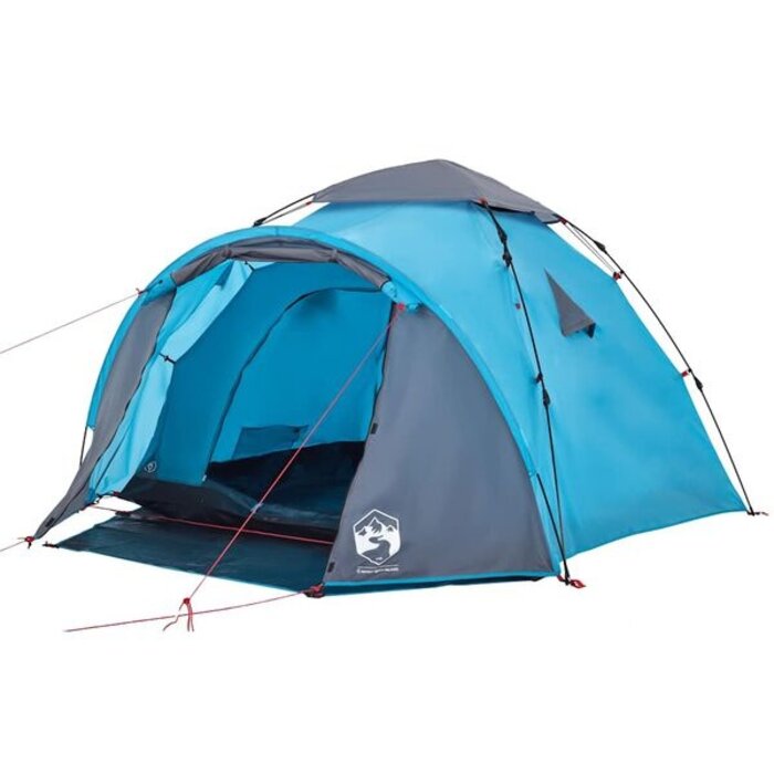 Vidaxl Tente dôme 3 personnes à montage rapide bleue - 40% de remise