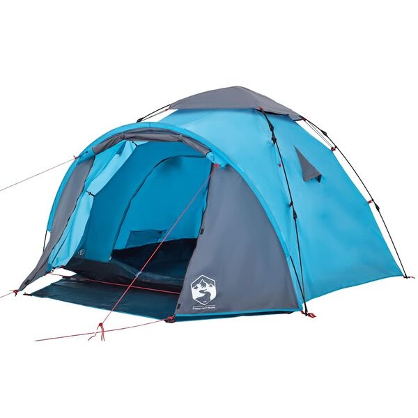 Vidaxl Tente dôme 3 personnes à montage rapide bleue - 40% de remise