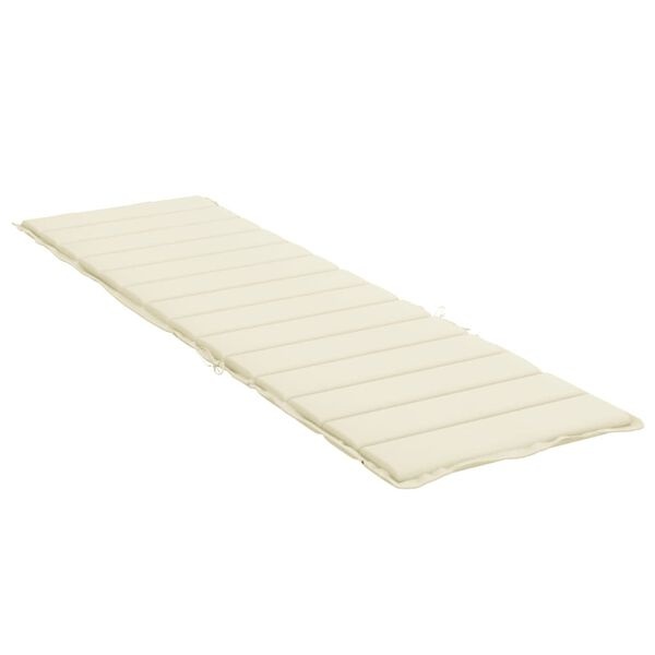 Vidaxl Matelas pour bain de soleil 200x60x3 cm crème - 39% de remise