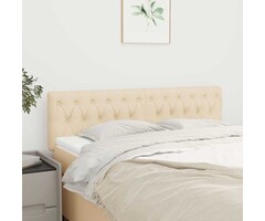 Vidaxl Tête de lit en tissu crème 144 cm - 39% de remise