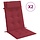 Lot de 2 coussins pour chaise haute 120x50cm - Rouge vin - 37% de remise