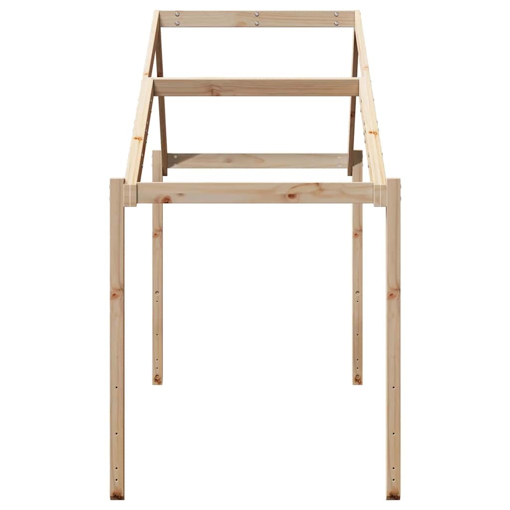 Vidaxl Lit cabane pour enfant en pin massif 213 cm - 40% de remise