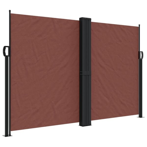 Vidaxl Pare-vent rétractable marron 160 x 600 cm - 41% de remise