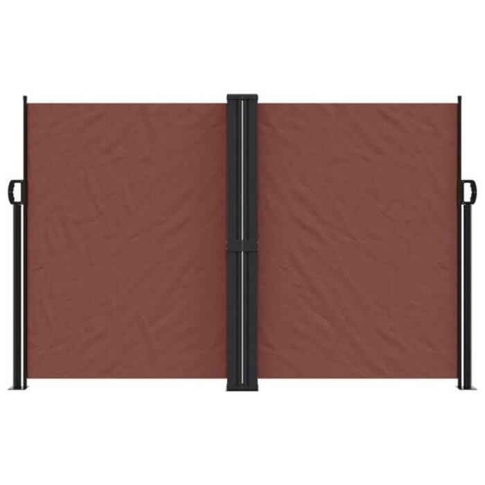 Vidaxl Pare-vent rétractable marron 160 x 600 cm - 41% de remise