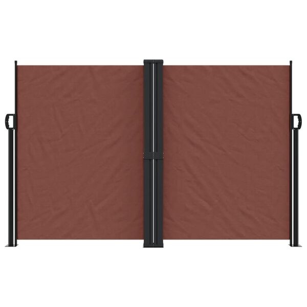 Vidaxl Pare-vent rétractable marron 160 x 600 cm - 41% de remise