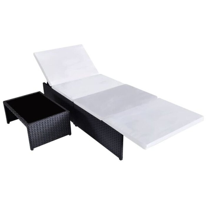 Vidaxl Ensemble salon de jardin modulable rotin PE noir - 41% de remise
