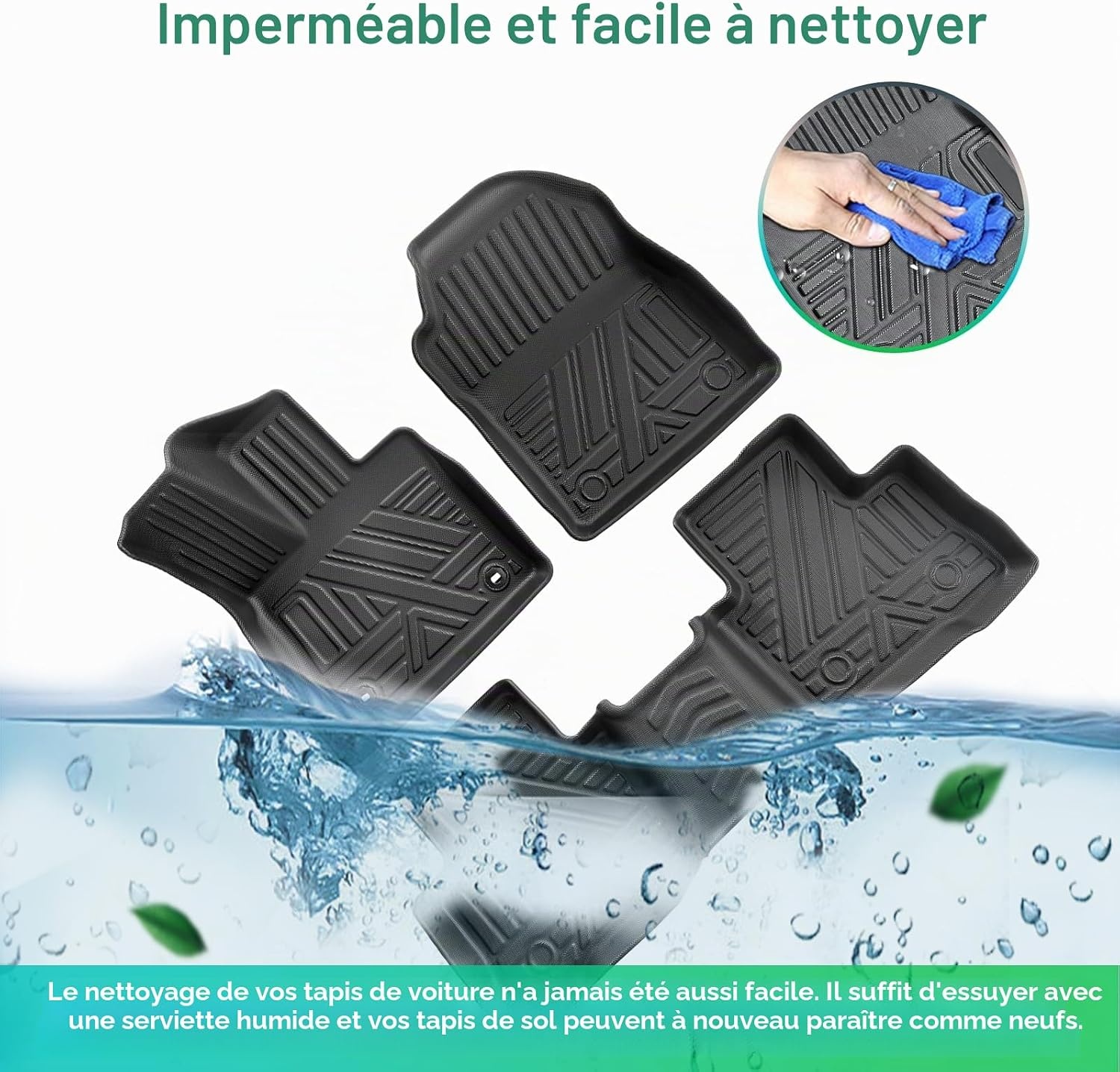 Tapis de sol TPE pour Toyota RAV4 PHEV 2023-2025 - 36% de remise