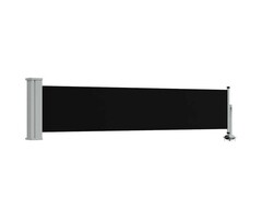 Vidaxl Pare-vue rétractable 60x300 cm Noir - 39% de remise