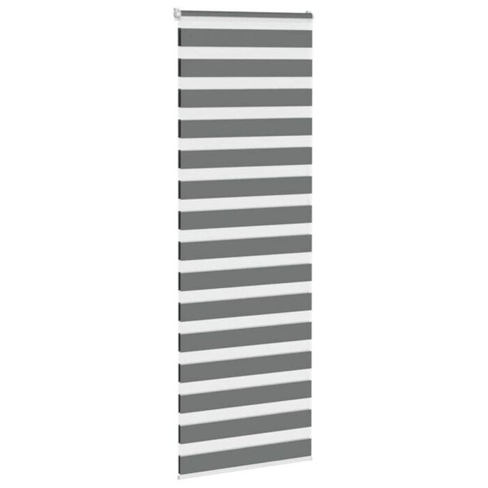 Vidaxl Store jour nuit zébré gris foncé 70x230 cm - 36% de remise