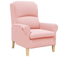 Vidaxl Fauteuil rose en tissu - 76 x 94 x 102 cm - 41% de remise