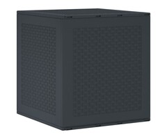 Vidaxl Coffre de jardin anthracite 55x53x57cm - 39% de remise