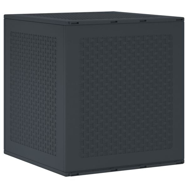 Vidaxl Coffre de jardin anthracite 55x53x57cm - 39% de remise