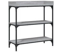 Vidaxl Table console murale chêne sonoma gris 75x30x80 cm - 35% de remise