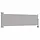 Paravent latéral rétractable 80x300 cm Gris - 45% de remise