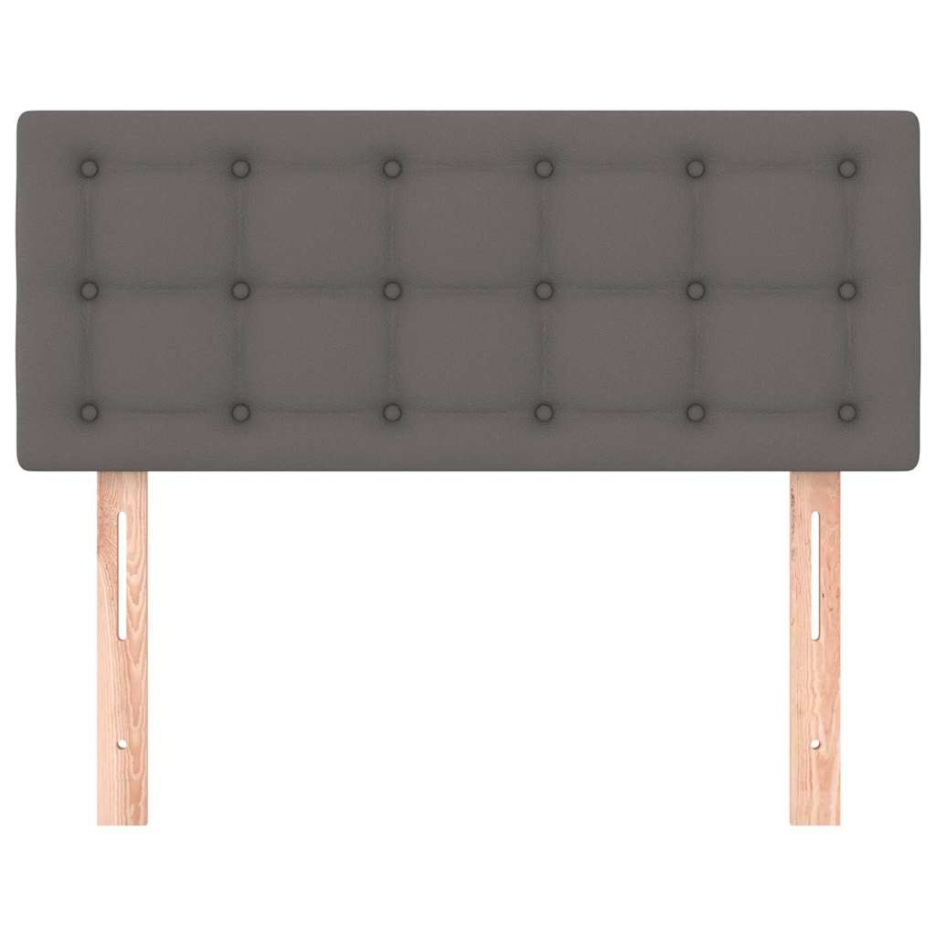 Vidaxl Tête de lit en similicuir gris 90x5x78/88 cm - 39% de remise
