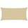 Voile d'ombrage rectangulaire 2x6m Beige - 38% de remise