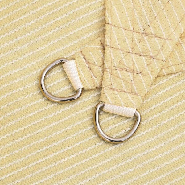 Vidaxl Voile d'ombrage rectangulaire 2x6m Beige - 38% de remise