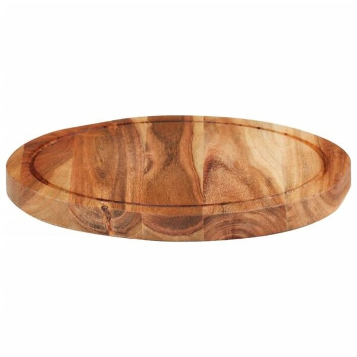 Vidaxl Planche à découper ronde en bois d'acacia 30 cm - 34% de remise