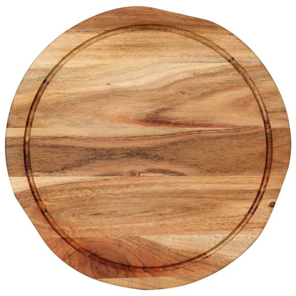 Vidaxl Planche à découper ronde en bois d'acacia 30 cm - 34% de remise